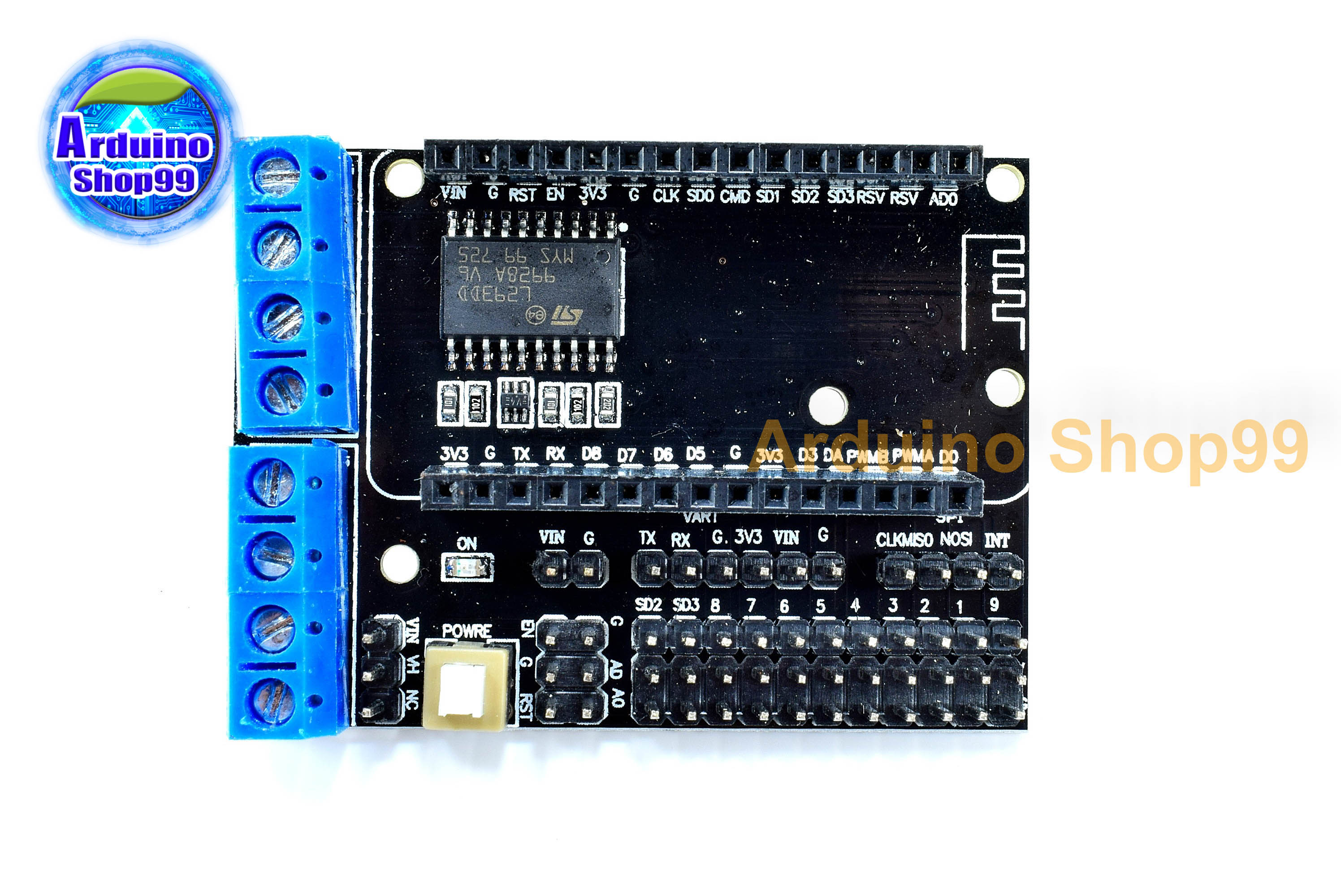 ESP8266 WiFi V2 Motor Drive Expansion Board L293D ESP12E Lua IoT Smart Car