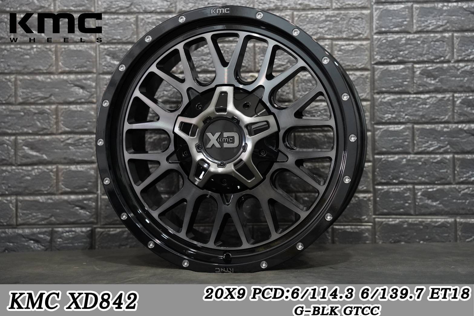 ล้อเเม็กซ์ KMC Wheels รุ่นXD842 สำหรับ Nissan Navara & Terra