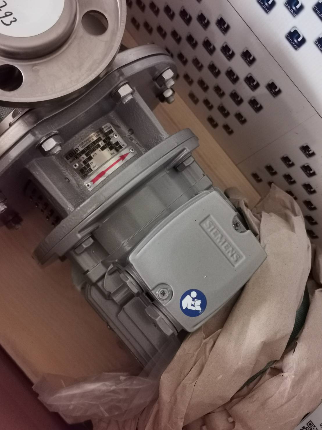 Edur Centrifugal Pump, EDUR Pumpenfabrik Eduard Redlien Edisonstrabe 33 24145 Kiel Germany, CBFL-32-150 G110, Siemen Motor IE3