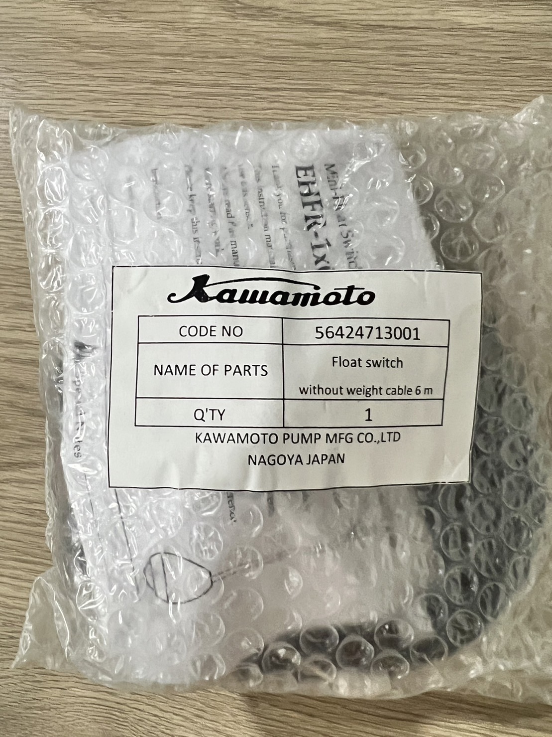 Float switch Kawamoto EHFR-1 x 6S w/o weight