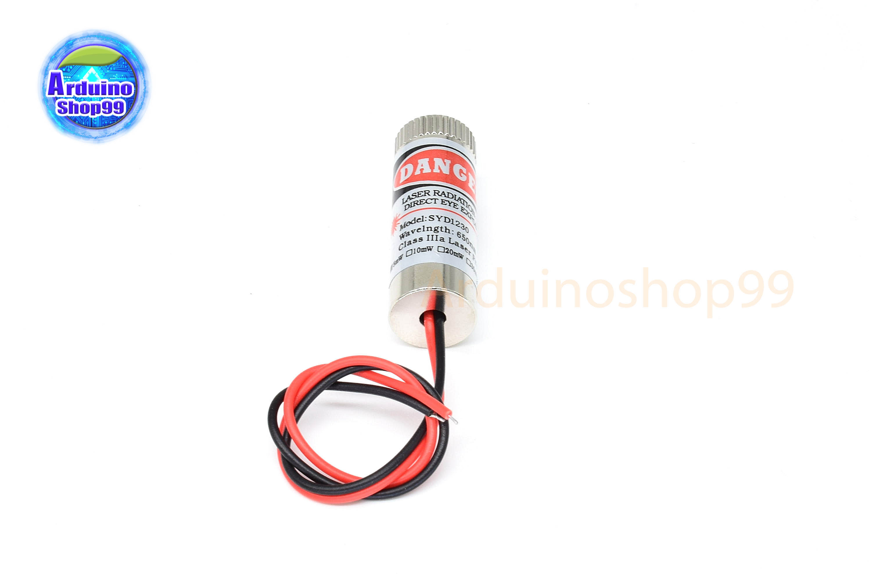 Laser 5mW 650NM เลเซอร์แบบเส้นตรง-สีแดง ปรับโฟกัสได้