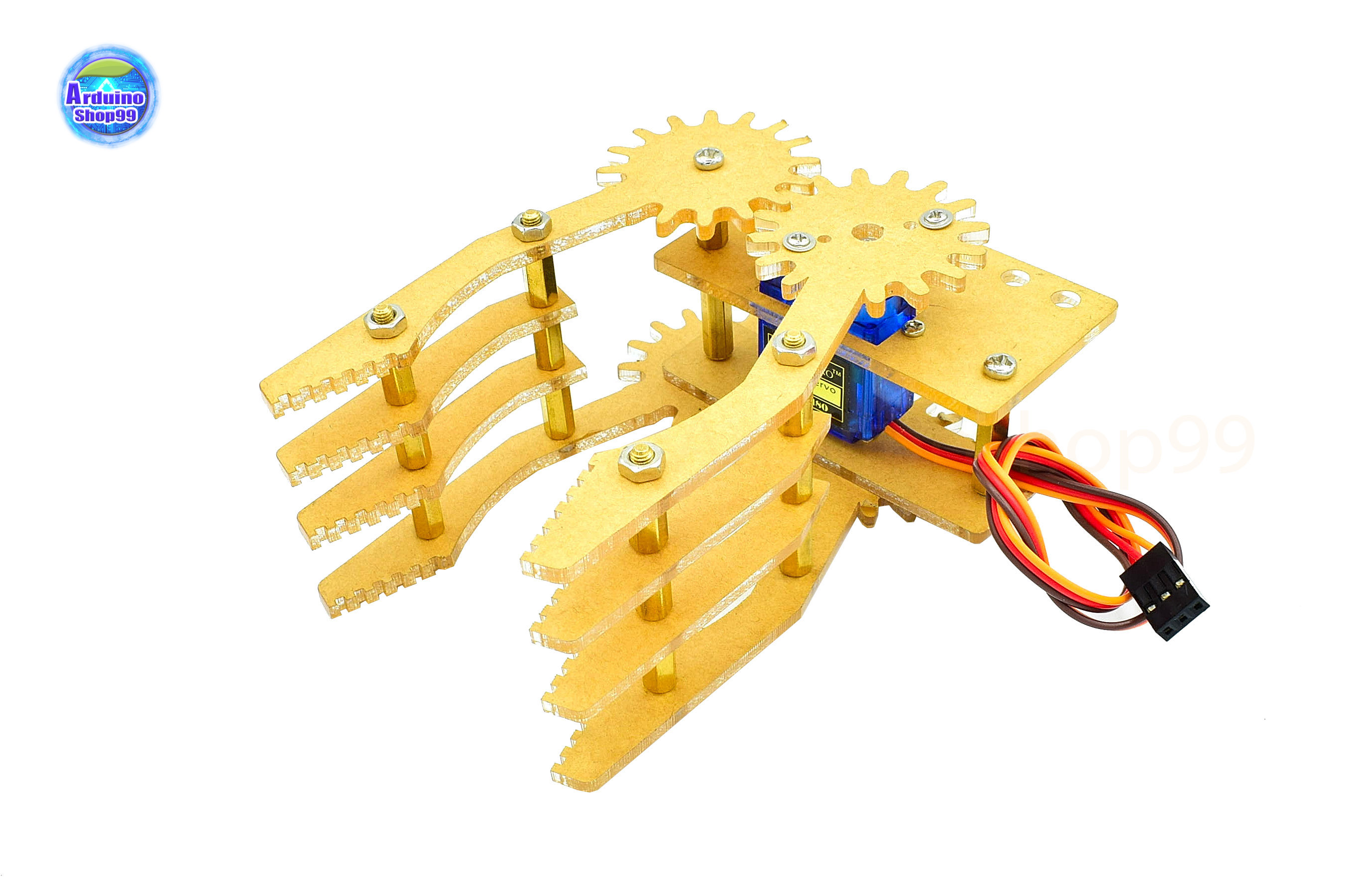 Gripper Robot Arm ชุดมือจับแขนกล แบบอะคริลิค + Servo SG90