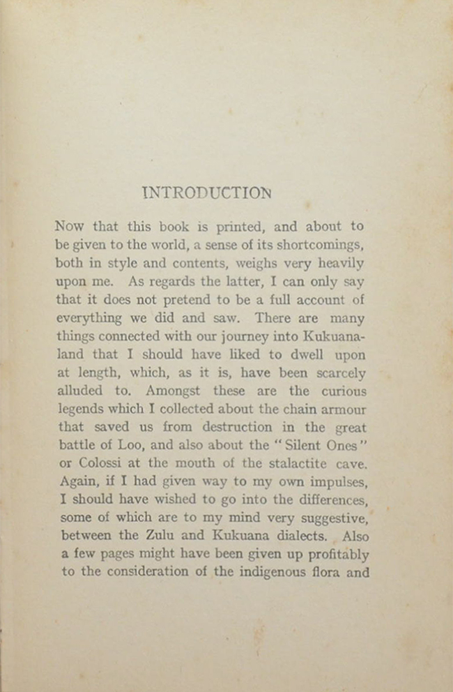 King Solomon’s Mines