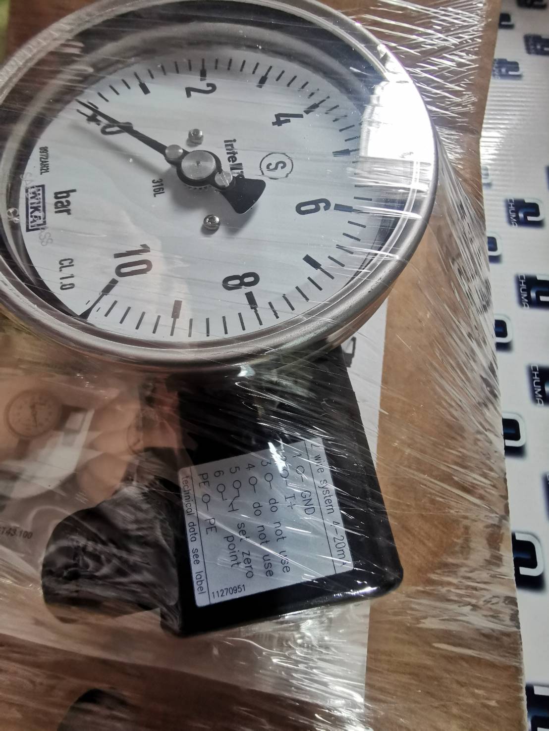 Wika, pressure gauges, PGT23.100/160