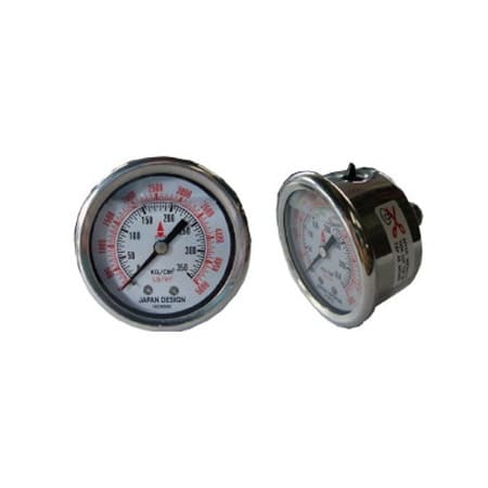 เกจ์น้ำมัน เกลียวหลัง 2"x1/4" BSPT