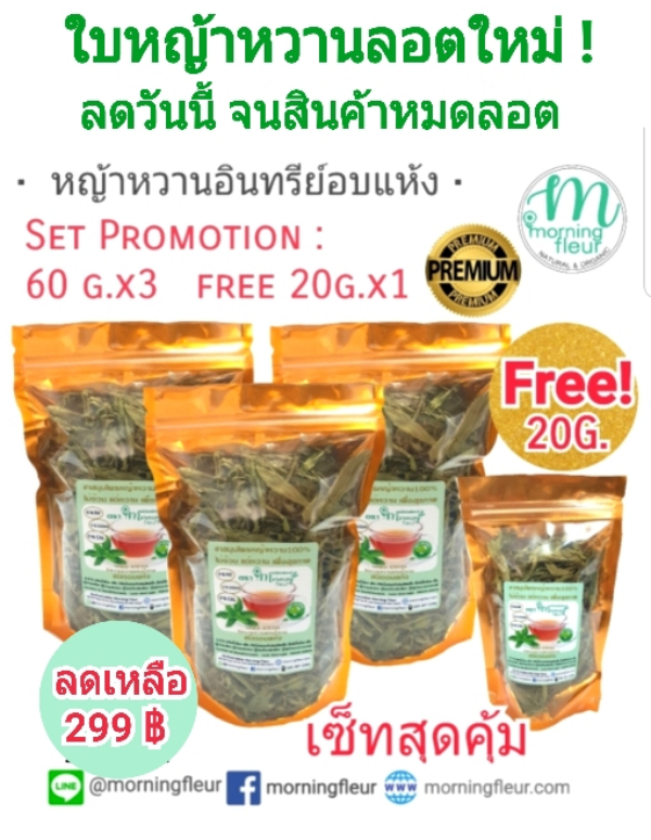 หญ้าหวานออร์แกนิค(Stevia) Morning Fleur