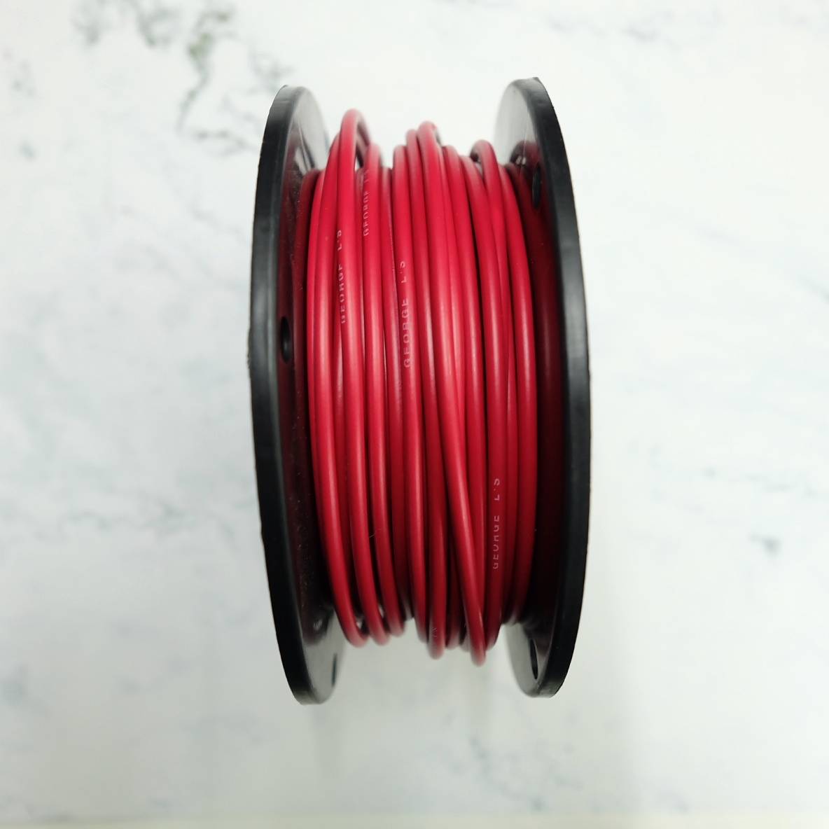 George L's Cable - 0.155 - สีแดง - ราคาต่อฟุต