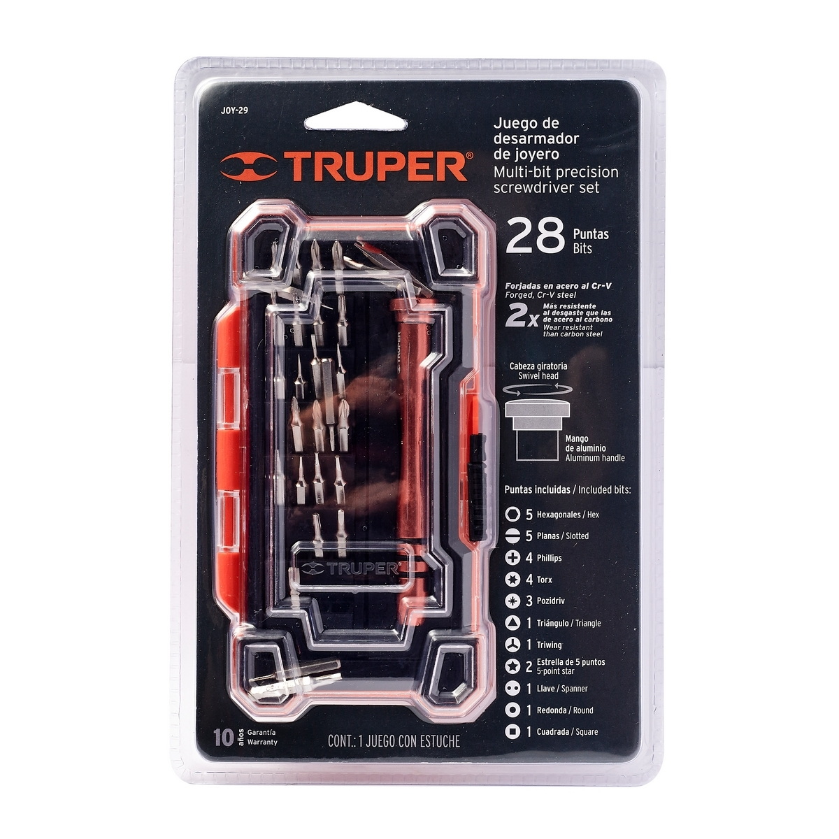 TRUPER 14160 ไขควงงานละเอียด ดอก 28 หัว