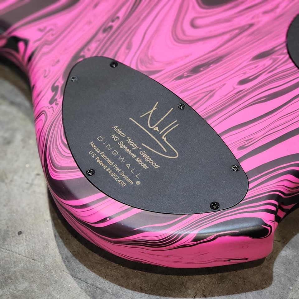 (USED) DINGWALL NG3-6 "Adam Nolly Getgood" Signature Pink Swirled Limited Edition 2021
