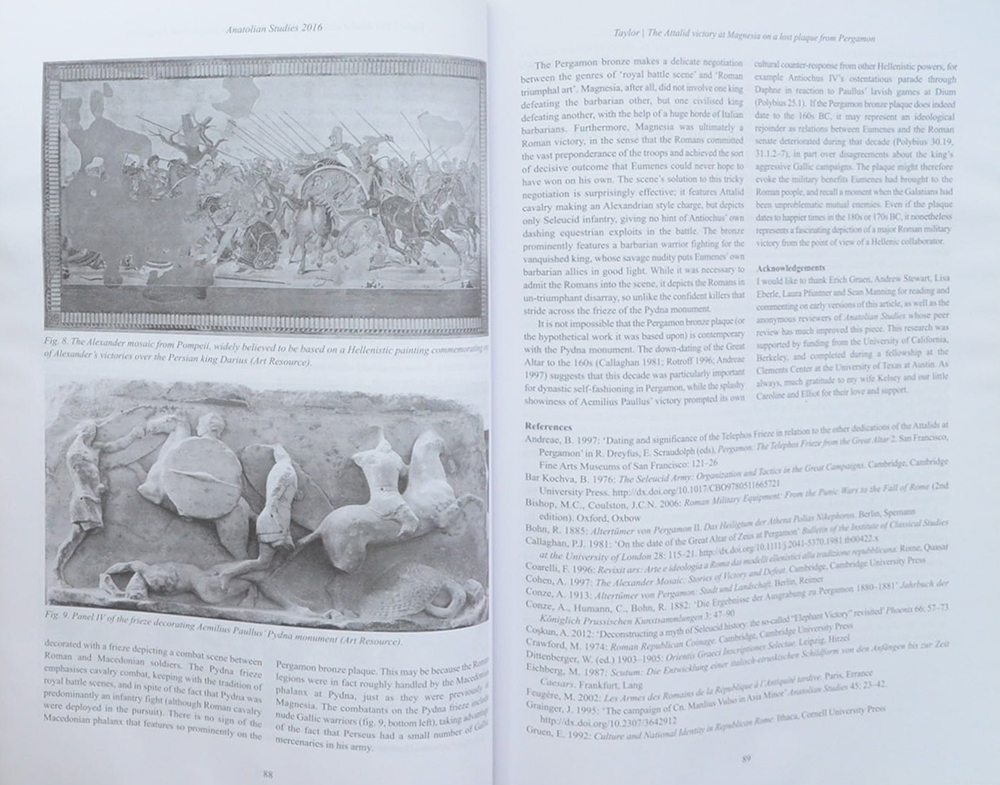 ANATOLIAN STUDIES Volume 66/2016