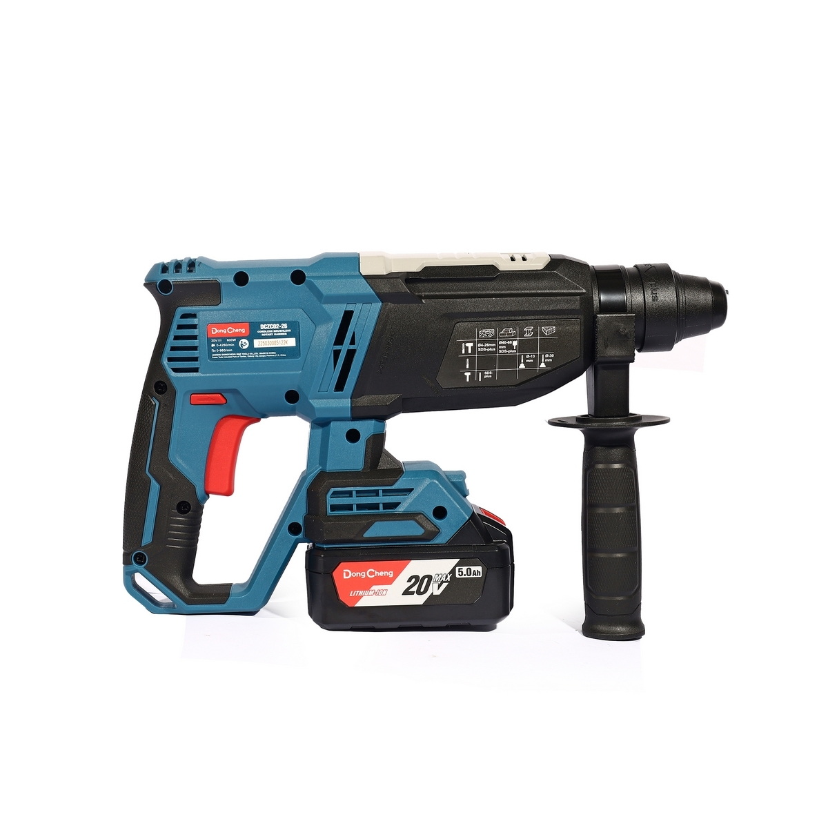 Dong Cheng DCZC02-26-FK สว่านโรตารี่ไร้สาย 26mm 3ระบบ 20V แบตx2-Fast