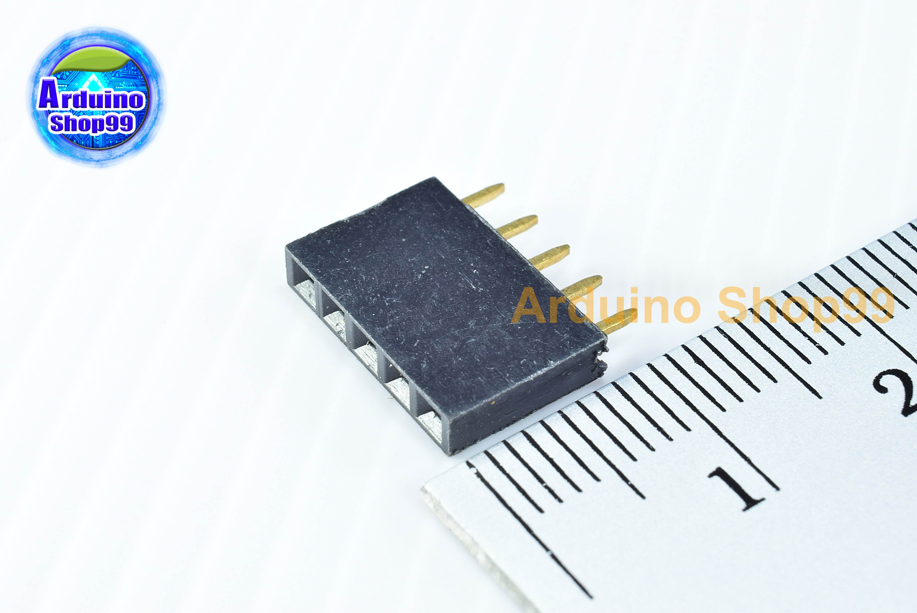 5P-Pin Socket 2.54MM single row female( 1 ชุด 6 ตัว)