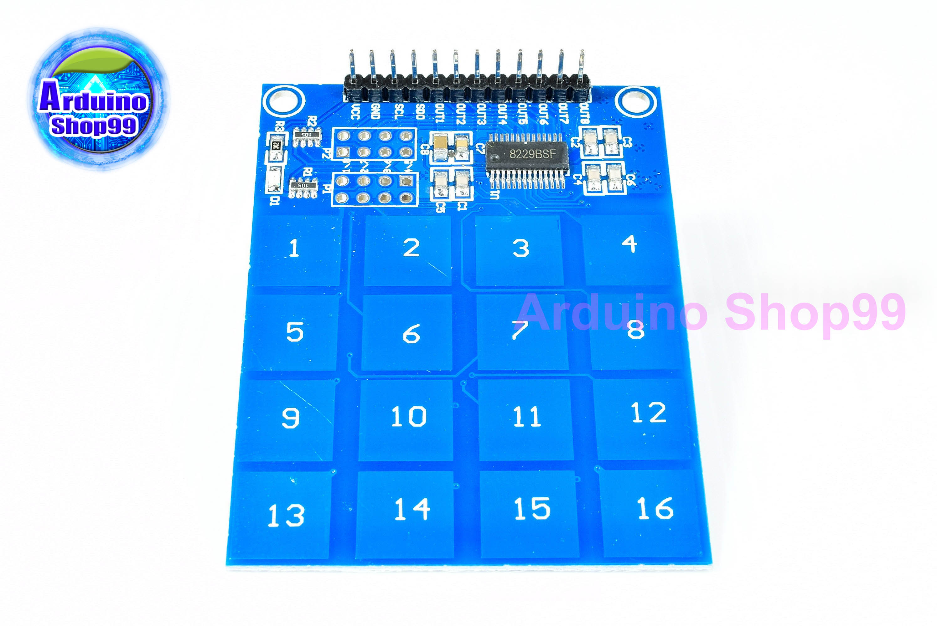 TTP229 16-channel capacitive touch switch digital touch sensor module