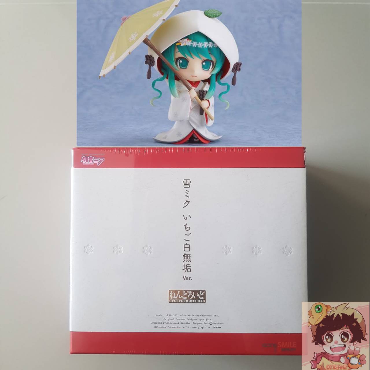 Nendoroid Vocaloid - Hatsune Miku Snow , Strawberry White Kimono Ver.(Nendoroid 303)[Good Smile Company]สโนว์ มิกุ ฮัตสึเนะ มิกุ เนนโดรอยด์[LOT JP]