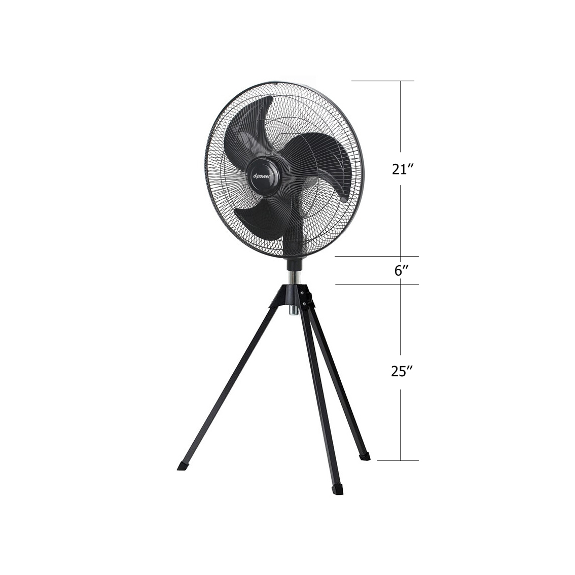 d-power พัดลมอุตสาหกรรม 20 นิ้ว รุ่น JT203 ปรับความสูงได้ กินไฟน้อย มีระบบตัดไฟอัตโนมัติ มอก.934-2558 รับประกัน 2 ปี