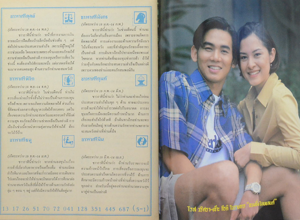 อนุทินคู่ชีวิต ดารา-นักร้อง ปีที่ 31 ฉบับที่ 485 มีนาคม 2541