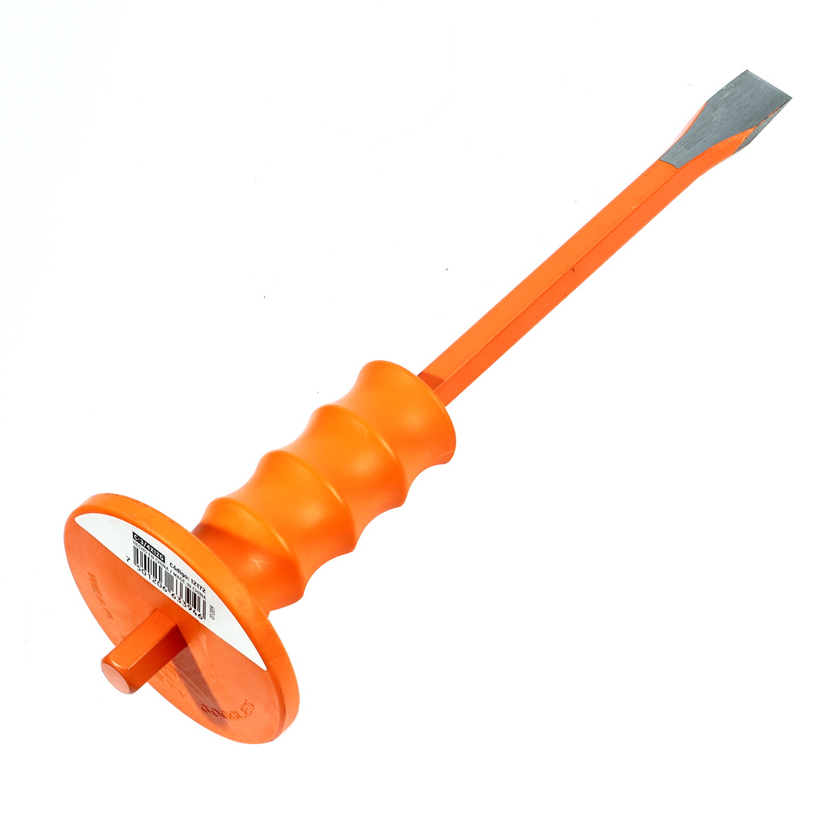 TRUPER 12172 เหล็กสกัดปากแบน หุ้มยาง 3/4"x12"