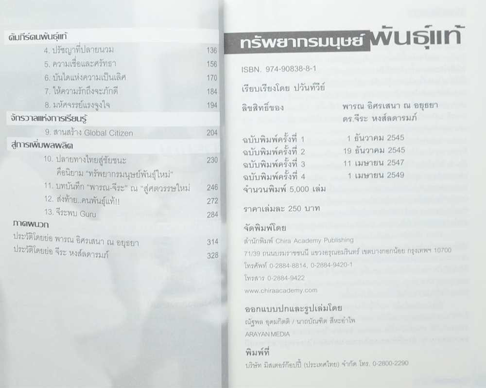 ทรัพยากรมนุษย์พันธุ์แท้