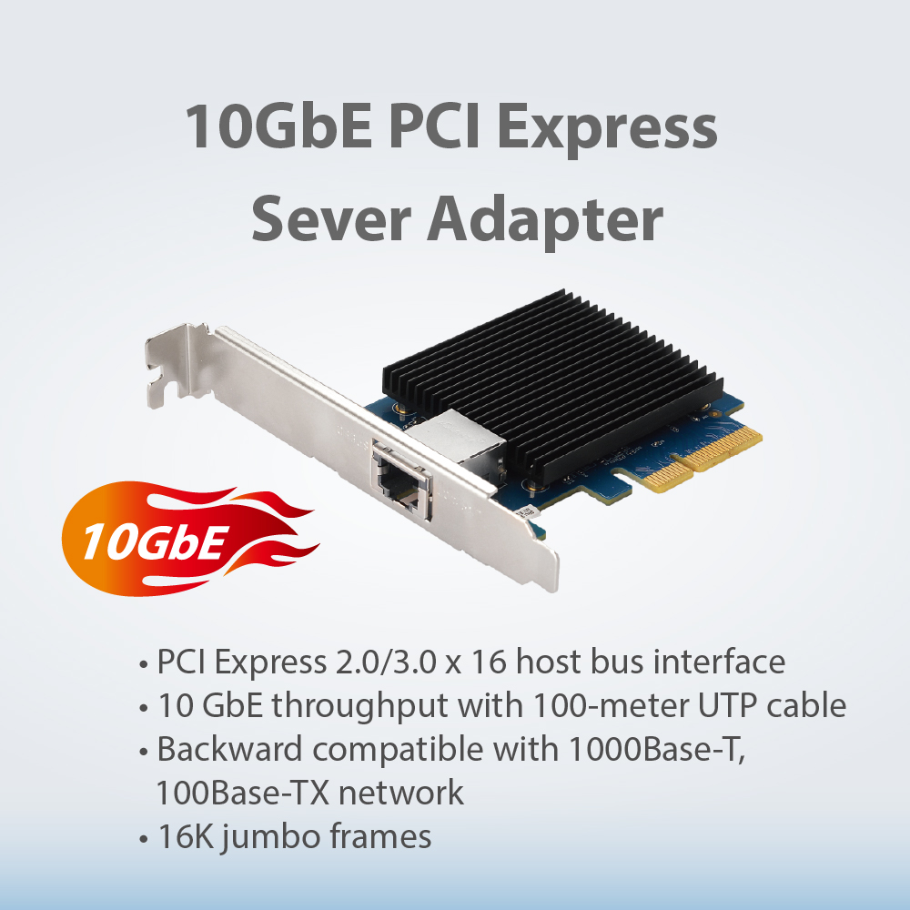 EN-9320TX-E V2 10 Gigabit Ethernet PCI Express Server Adapter