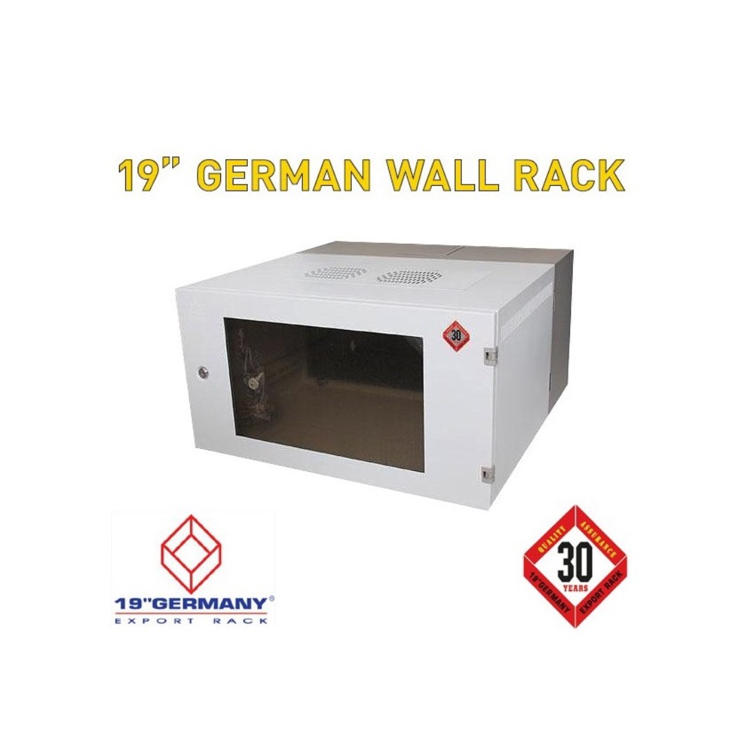 19" GERMANY G1-60406 Wall Rack 6U (60x40x32cm)