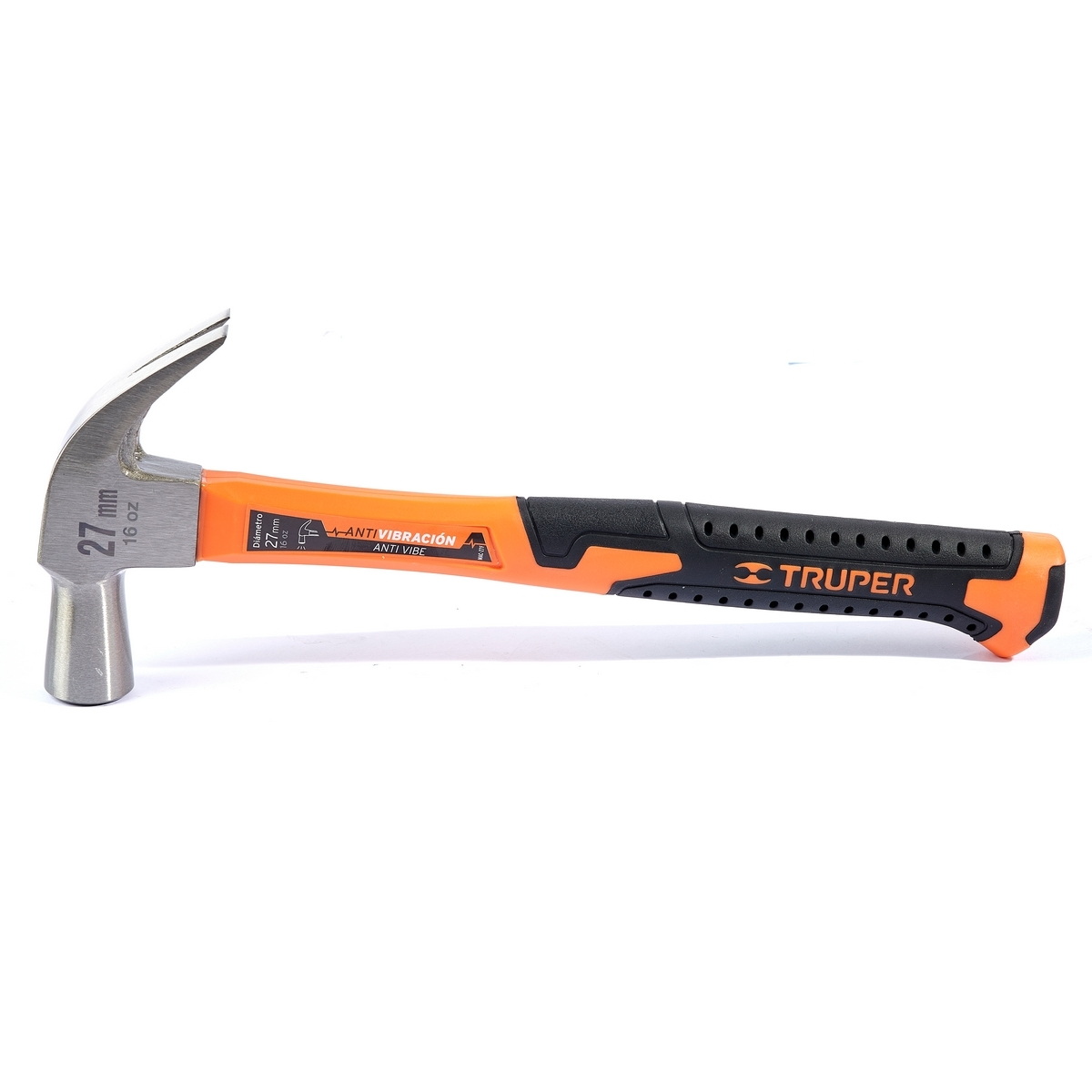 TRUPER MAC-27F ค้อนหงอนด้ามไฟเบอร์ 16oz