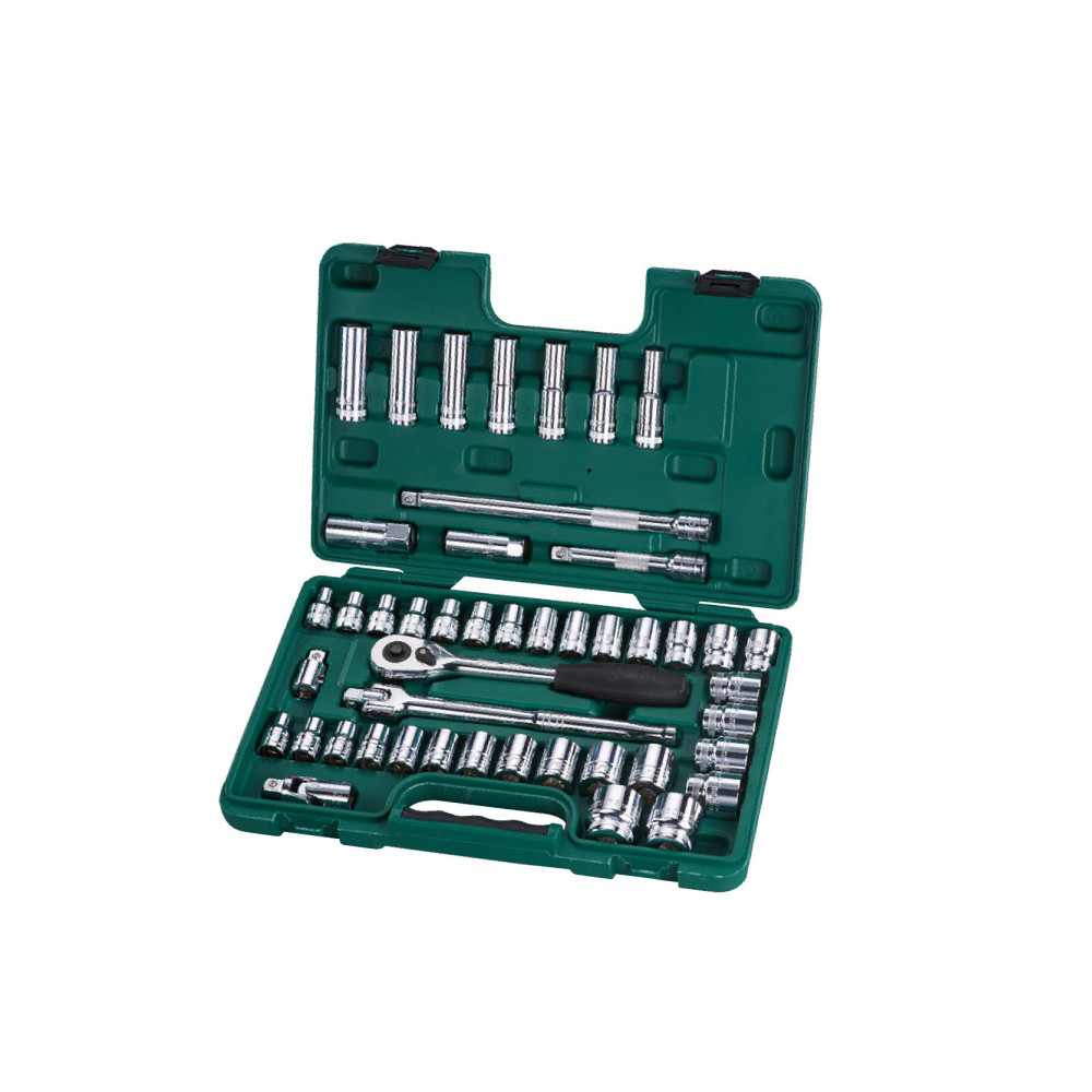 SATA 09006 บ๊อกซ์ชุด 1/2" 6P 46ชิ้น