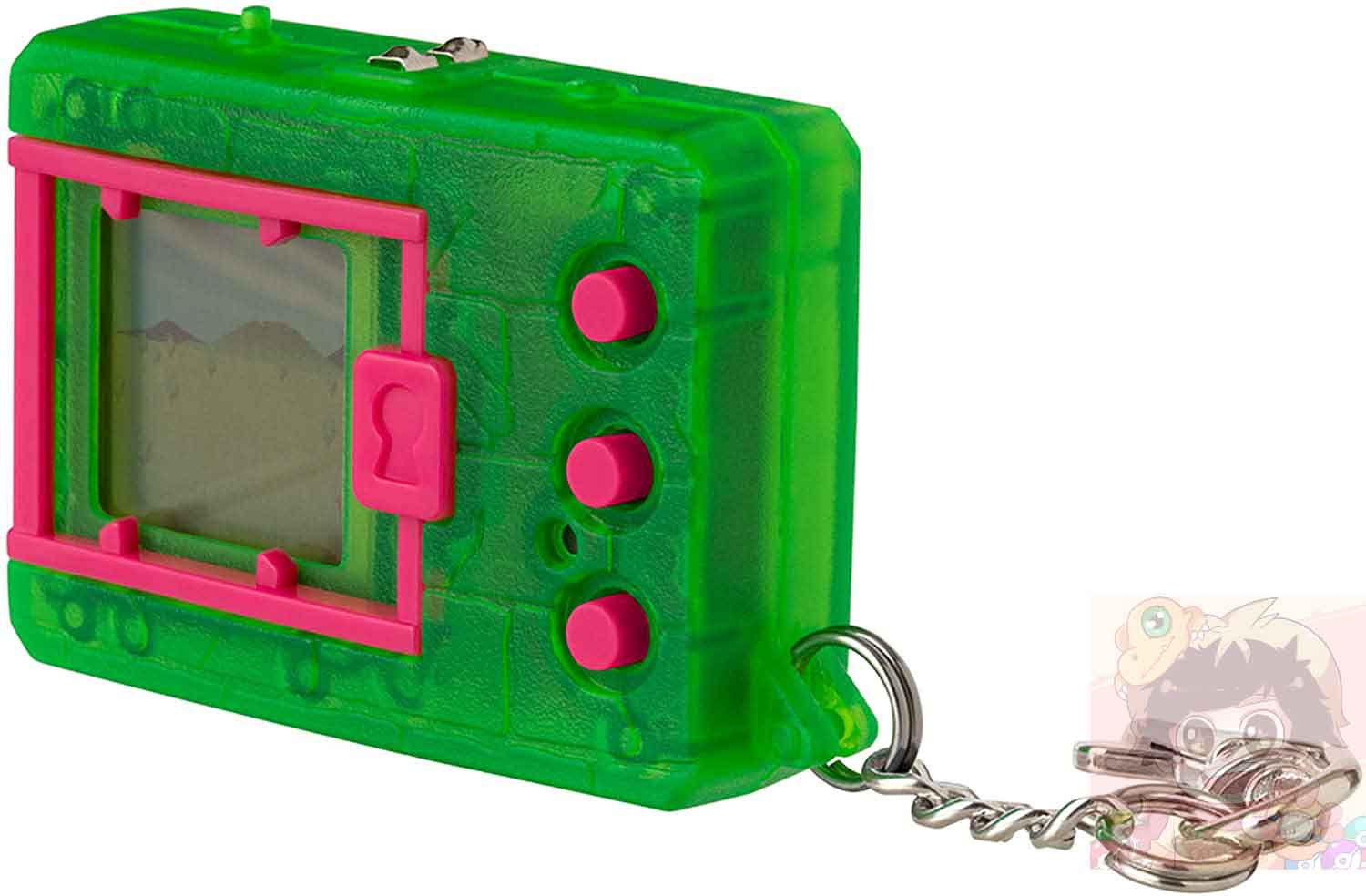 Digital Monster V-pet Ver.20TH ENG Version 3 CLEAR NEON GREEN COLOR(เขียวใสนีออน) ของใหม่มือ 1 [LOT US]