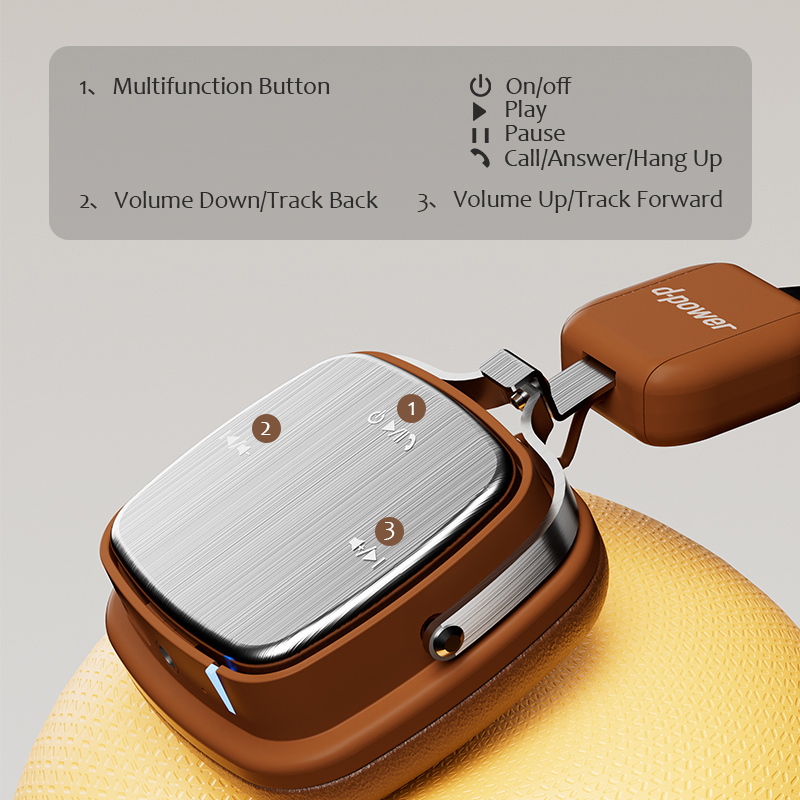 d-power Headphone รุ่น L6 หูฟังไร้สายเเบบครอบ ตัดเสียงรบกวนได้ ฟังเพลงได้นานกว่า 45 ชั่วโมง รับประกัน 1 ปี