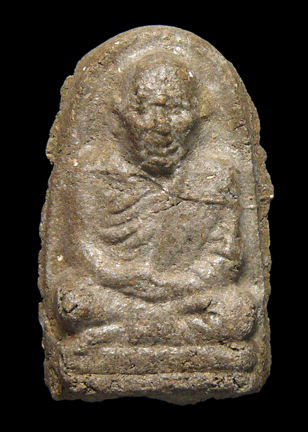 พระผงรูปเหมือนหลวงพ่อครน พิมพ์ซุ้มกอ วัดบางแซะ รัฐกลันตัน มาเลเซีย หายาก