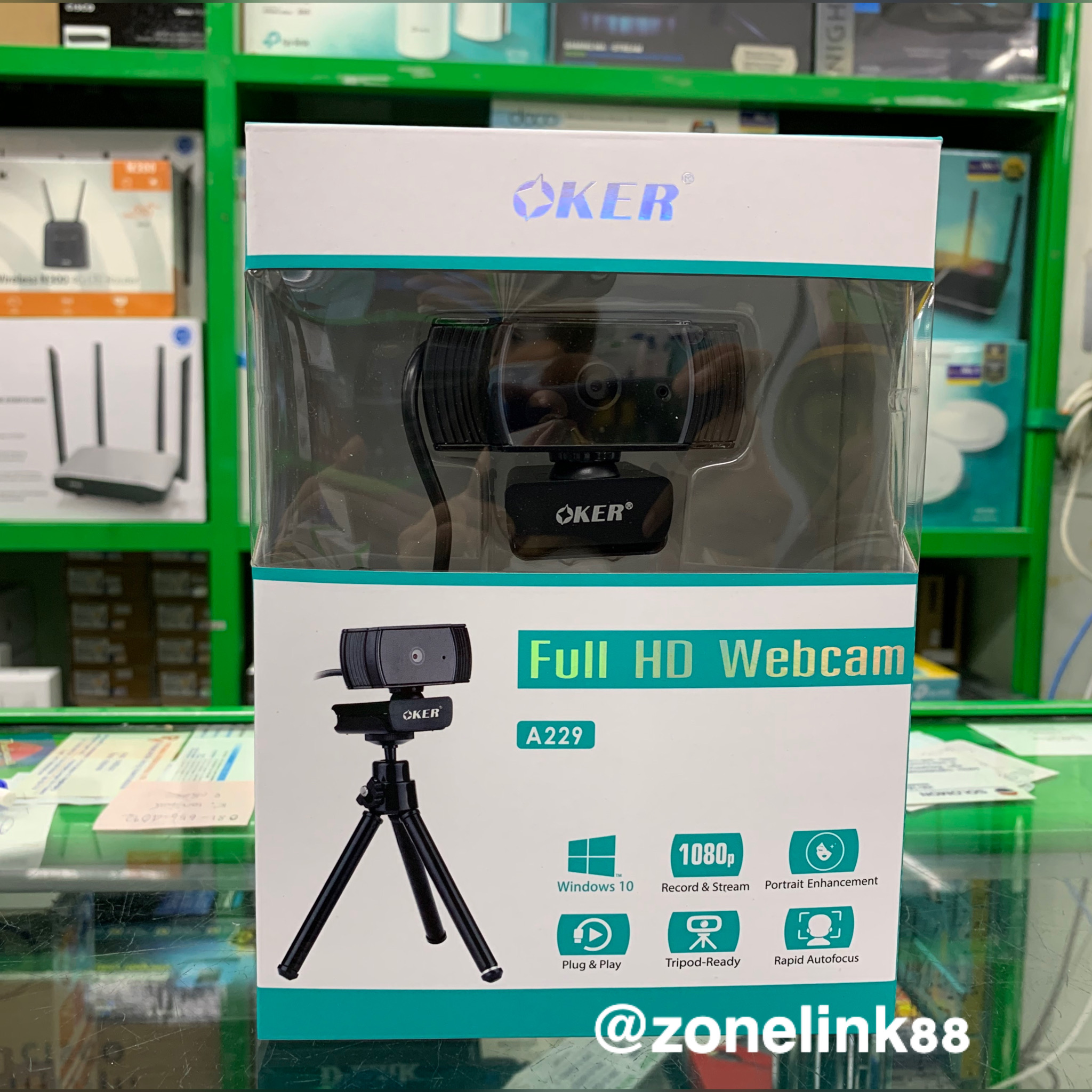 WEBCAM OKER FULL HD A229 SKU: HD A229
