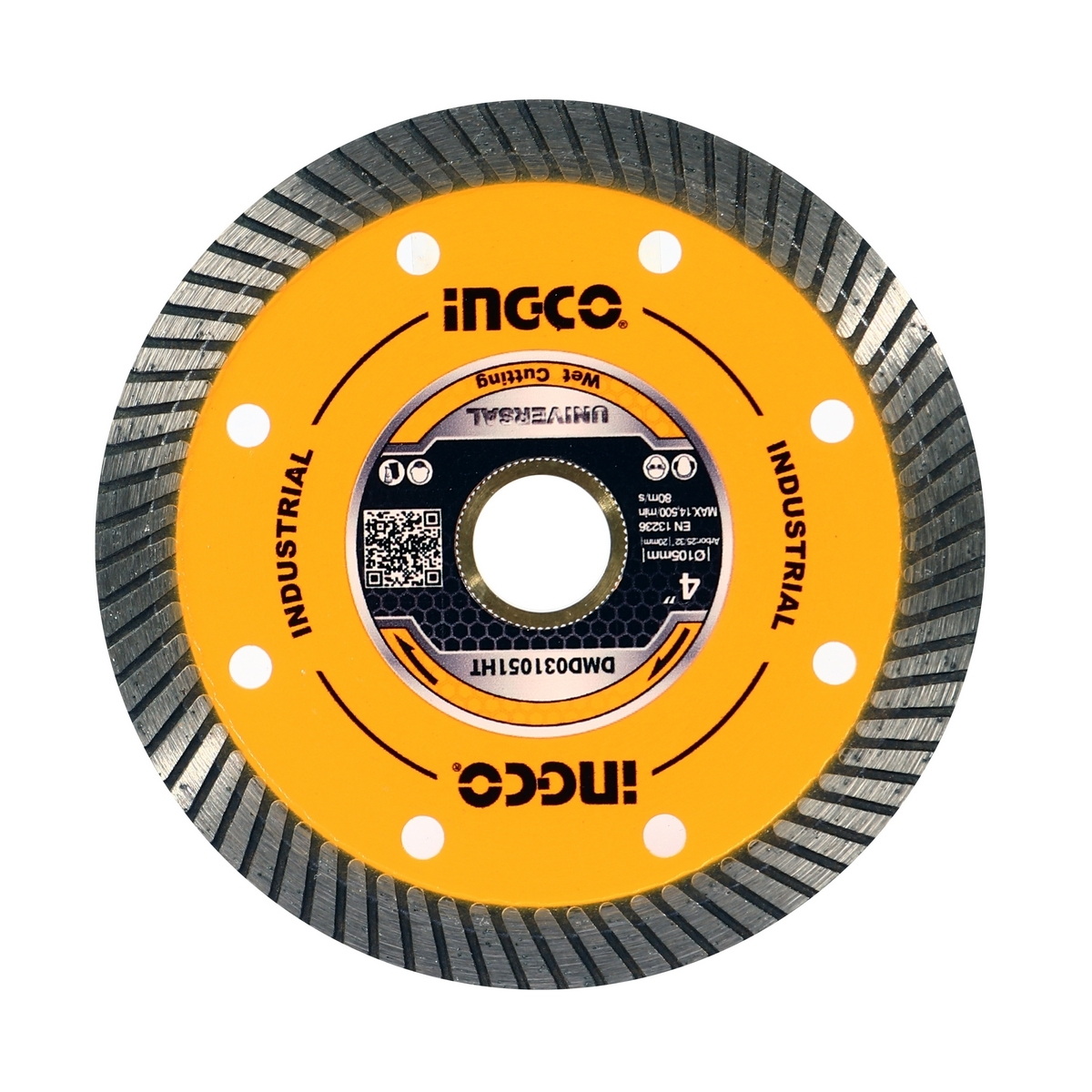 INGCO DMD031051HT ใบเพชรตัดคอนกรีต 4"x1mm บางพิเศษ