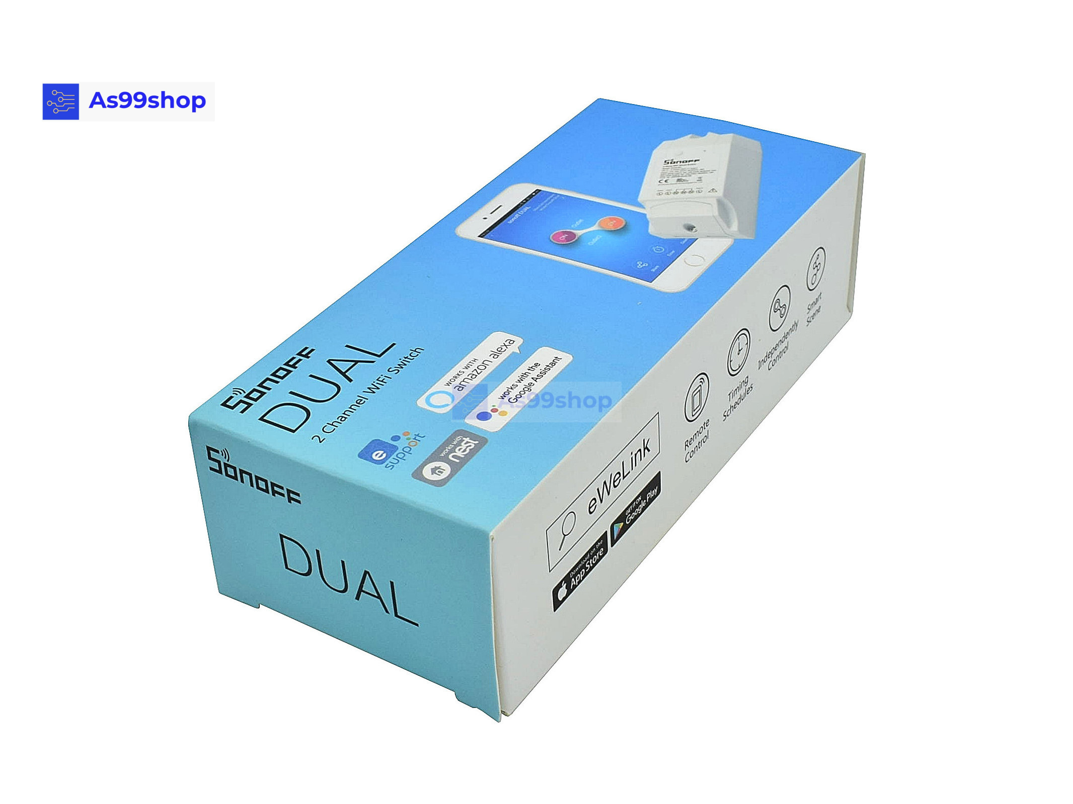 SONOFF® Dual R2 Channel DIY WIFI Wireless