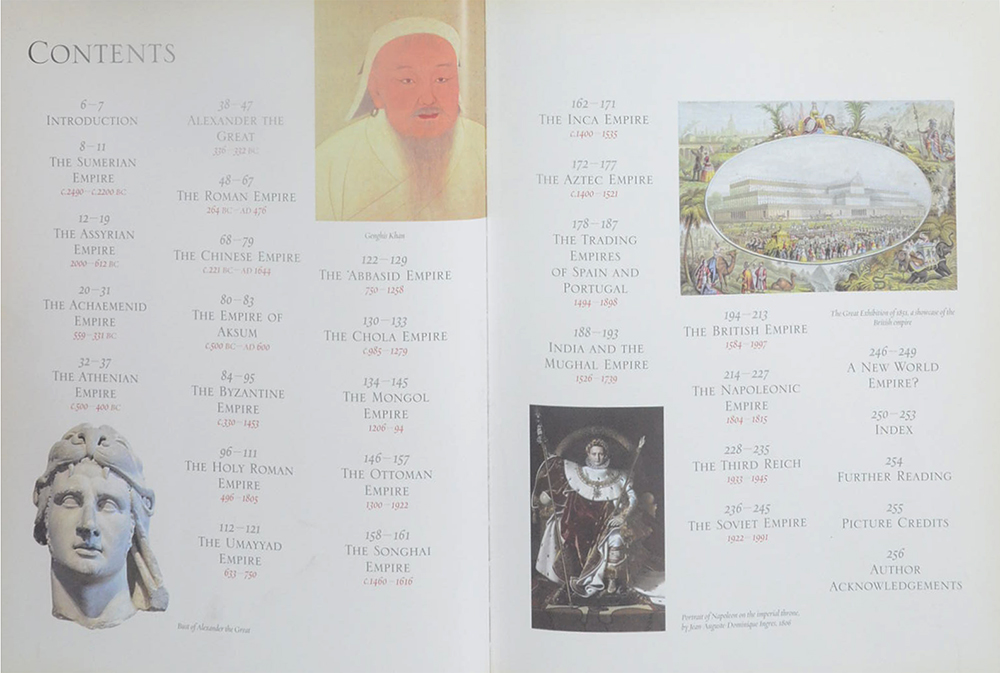 THE RISE AND FALL OF THE GREAT EMPIRES