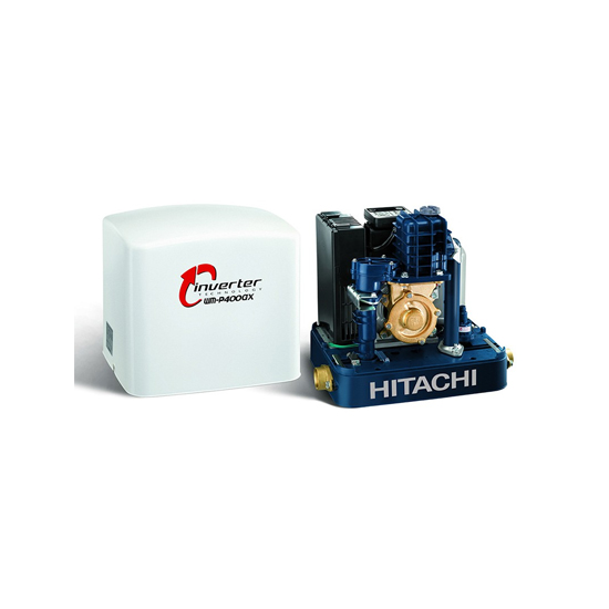 HITACHI WM-P400GX ปั๊มน้ำอัตโนมัติ ถังสี่เหลี่ยม อินเวอร์เตอร์ 1.1/4นิ้ว 400W