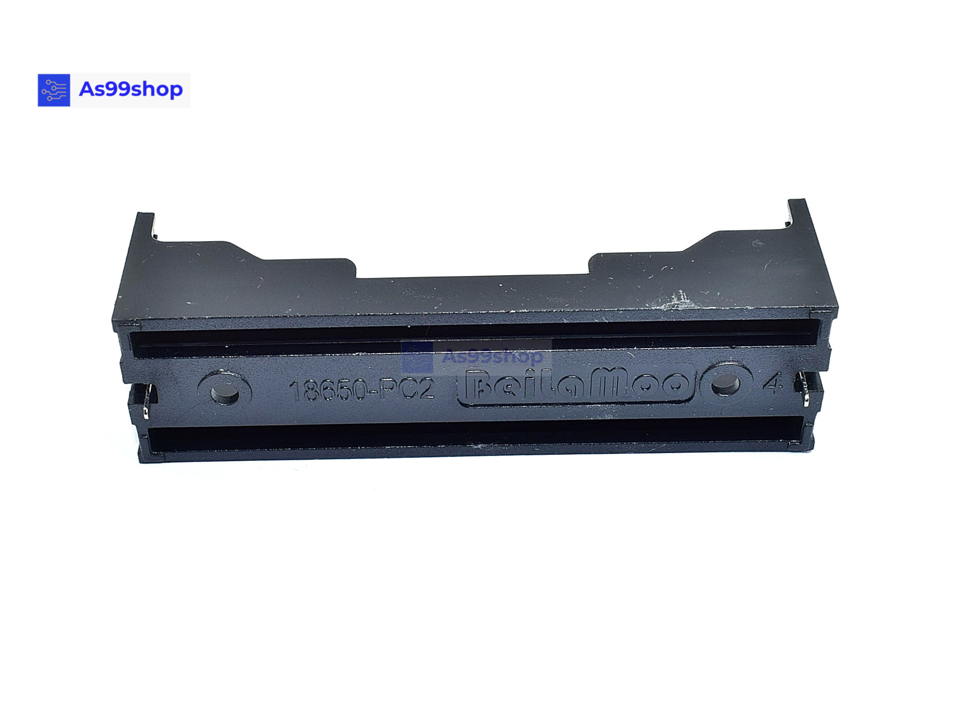 รังถ่าน 18650 Battery Box Holder 1 Cell PCB pin
