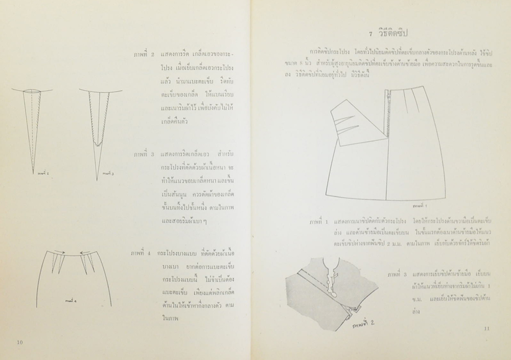 เทคนิคการเย็บเครื่องแต่งกายสตรี 108 วิธี ฉบับมาตรฐานของเมืองไทย