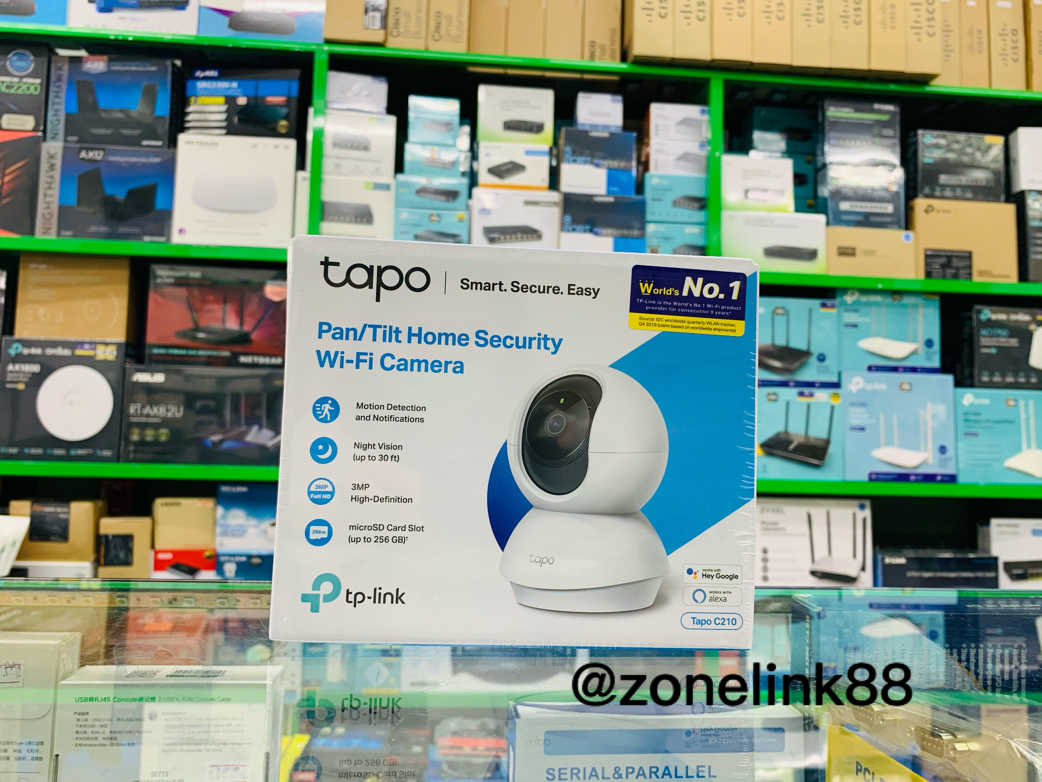 TPLINK Tapo C210 Pan/Tilt Home Security Wi-Fi Camera