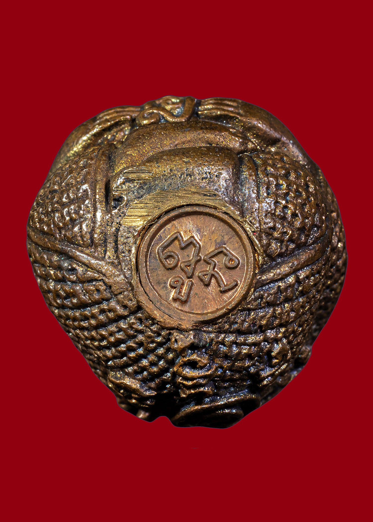 ลูกอมพระสังกัจจายน์ หลวงพ่อพูล วัดไผ่ล้อม จ.นครปฐม รุ่นเจ้าคุณพูล ปี2547 เนื้อสัมฤทธิ์ กริ่งดัง สภาพสวยแชมป์