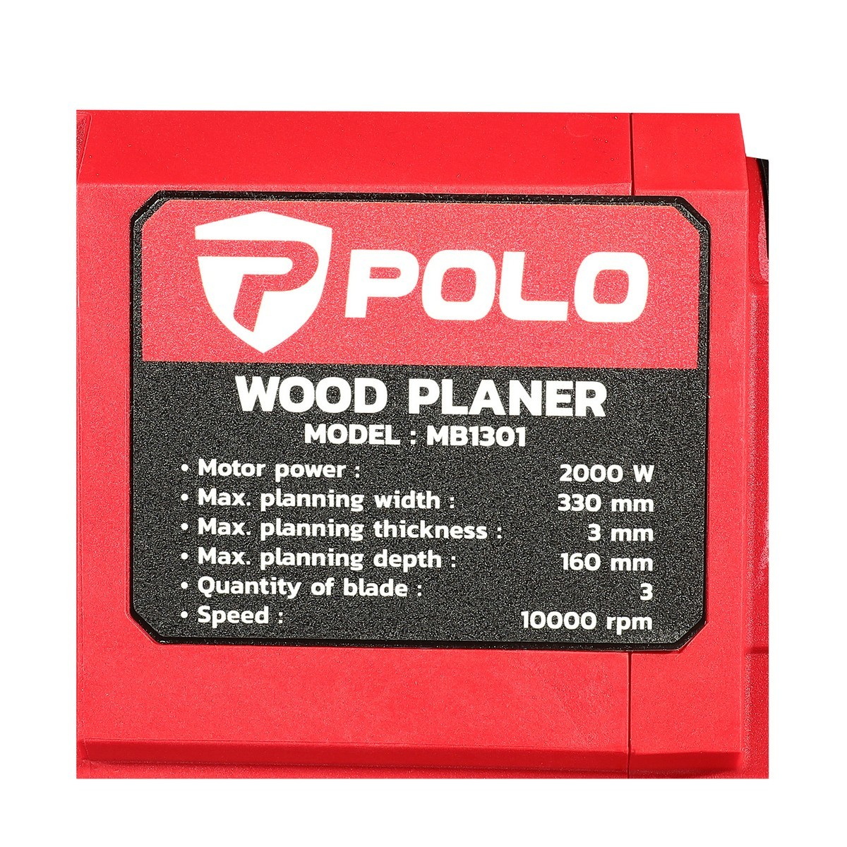 POLO MB1301 เครื่องไสไม้ 13" 2000W/220V