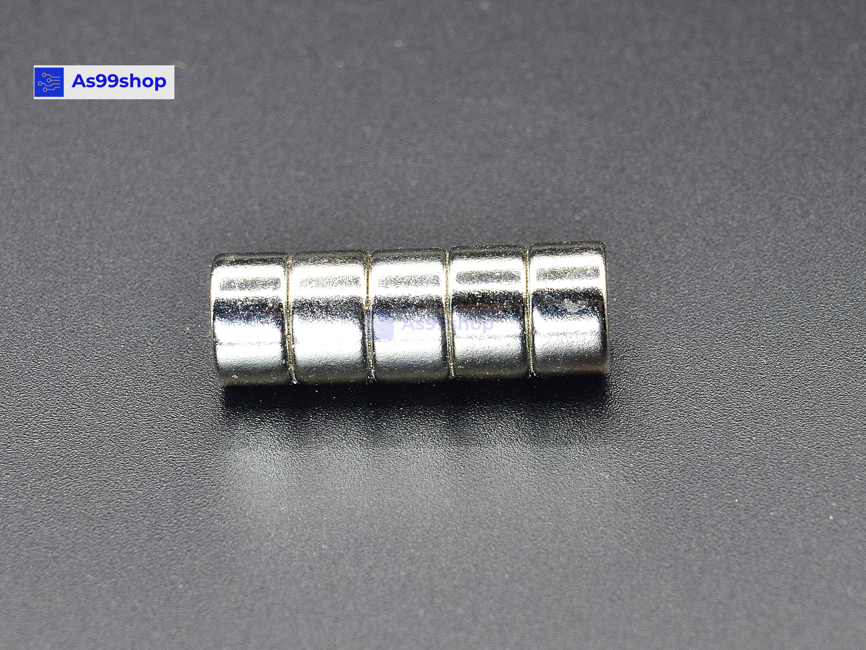 แม่เหล็กแรงสูง Neodymium magnet 8*5 mm( 5 ชิ้น )