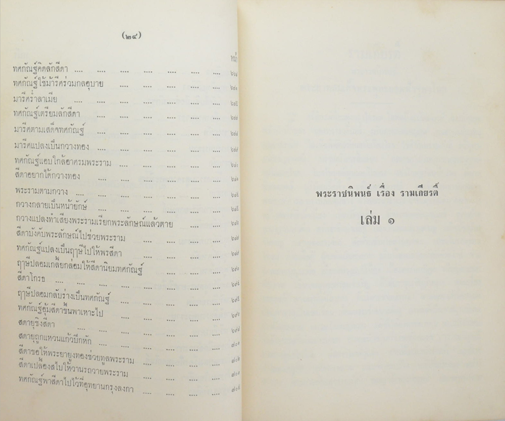 รามเกียรติ์ (เล่ม 1) (ขายตามสภาพ)