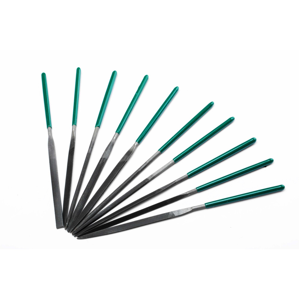 SATA 03802 ชุดตะไบเข็มคละแบบ 4x160mm 10ชิ้น