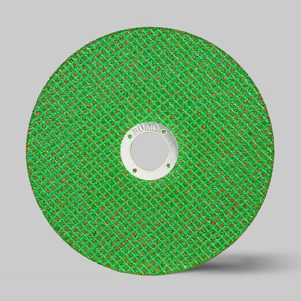 SUMO ใบตัดสแตนเลส 4"x1.0x16 ใย 2ชั้น Super Cut (50ใบ/กล่อง)