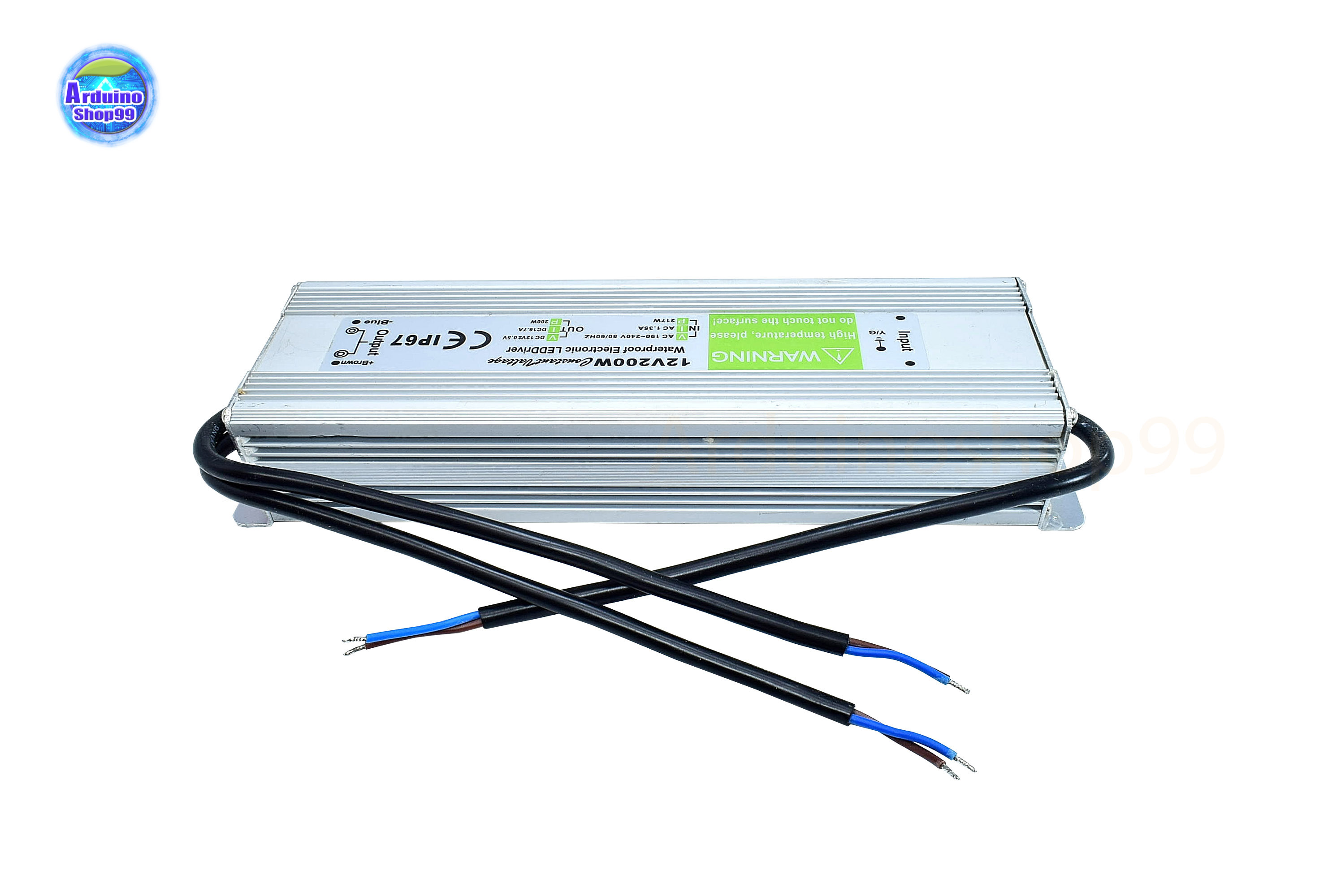 สวิตชิ่งเพาเวอร์ซัพพลาย Waterproof Switching Power Supply 12V 16.7A 200W(สีเงิน)