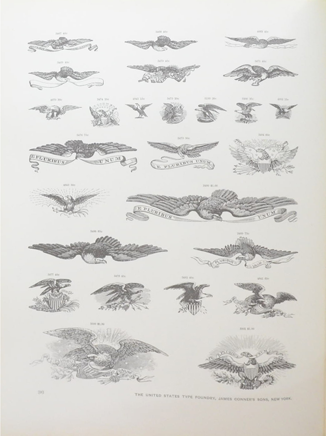 JAMES CONNER’S SONS ELEC TROTYPE SPECIMENS 1888