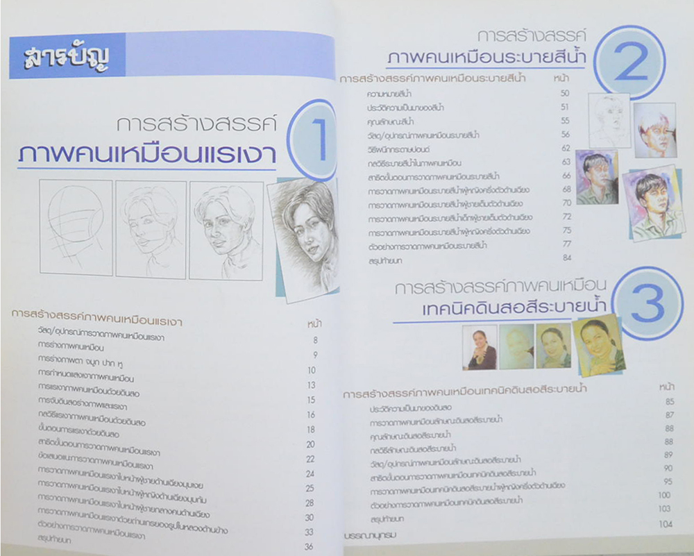 พื้นฐานการวาดภาพคนเหมือน แรเงา สีน้ำ ดินสอสีระบายน้ำ (ฉบับสุดคุ้ม)