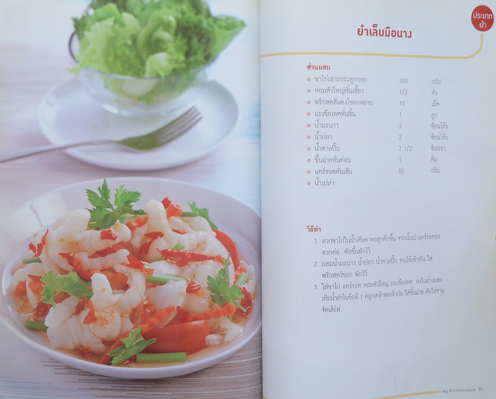 เมนู ข้าวราดแกงพารวย