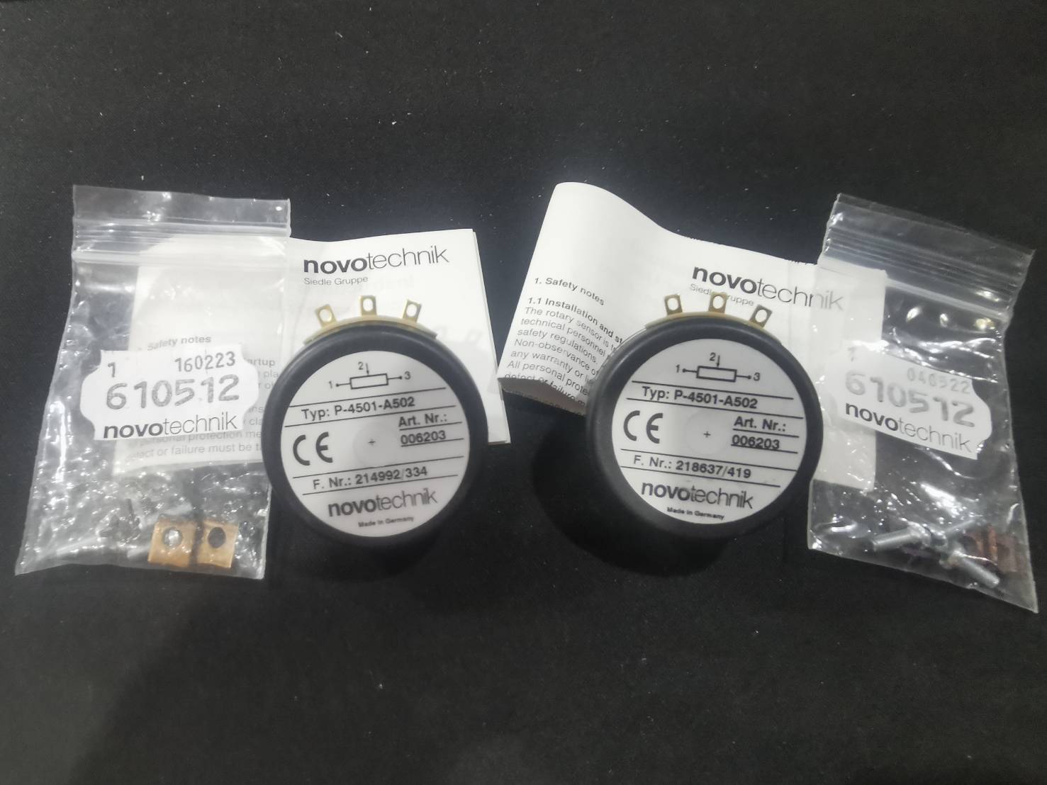 Novotechnik, encoder, P-4501-A502