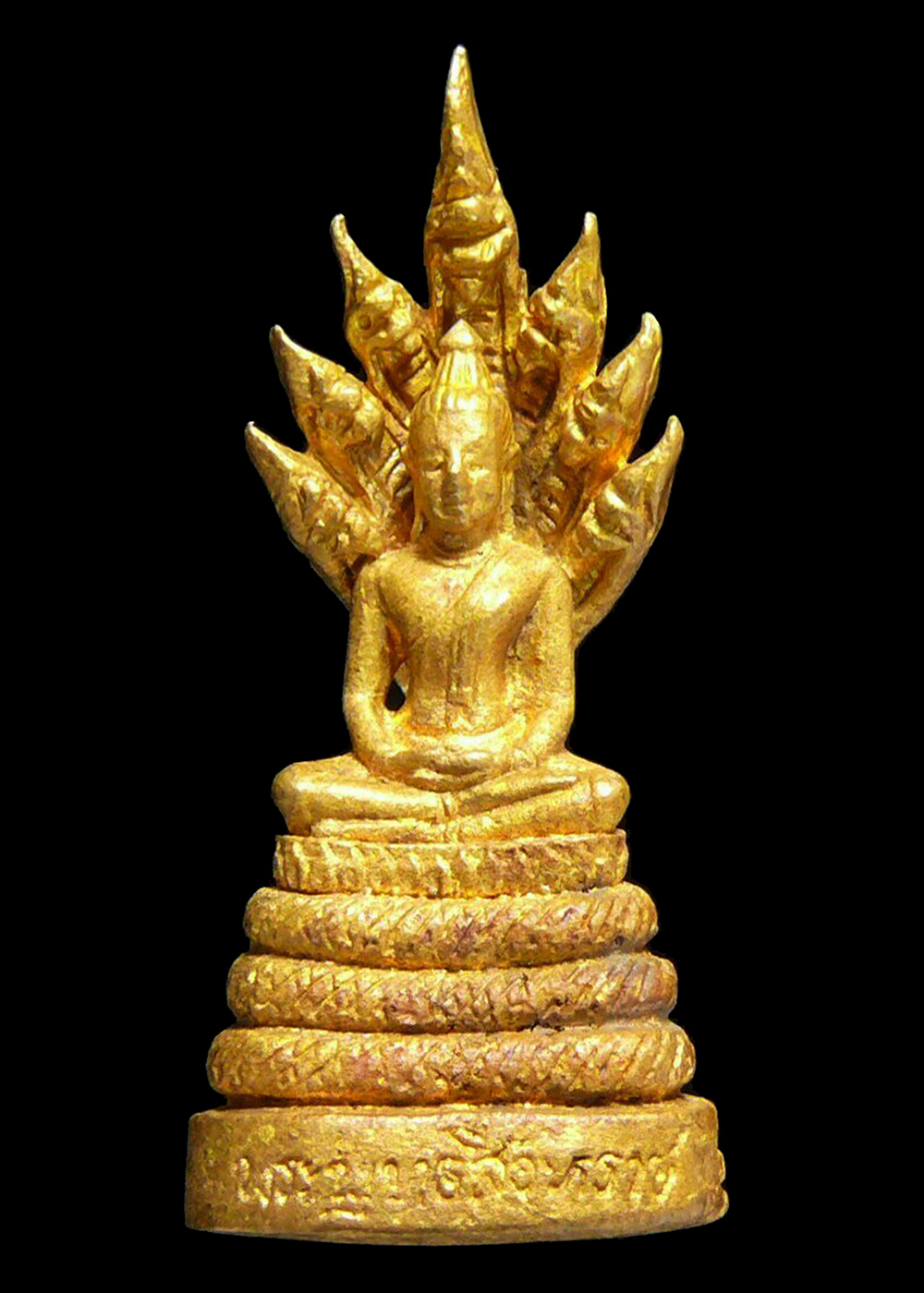 รูปหล่อพระพุทธสิงหราช รุ่น1 วัดสิงหาราม จ.ลพบุรี เนื้อทองเหลือง