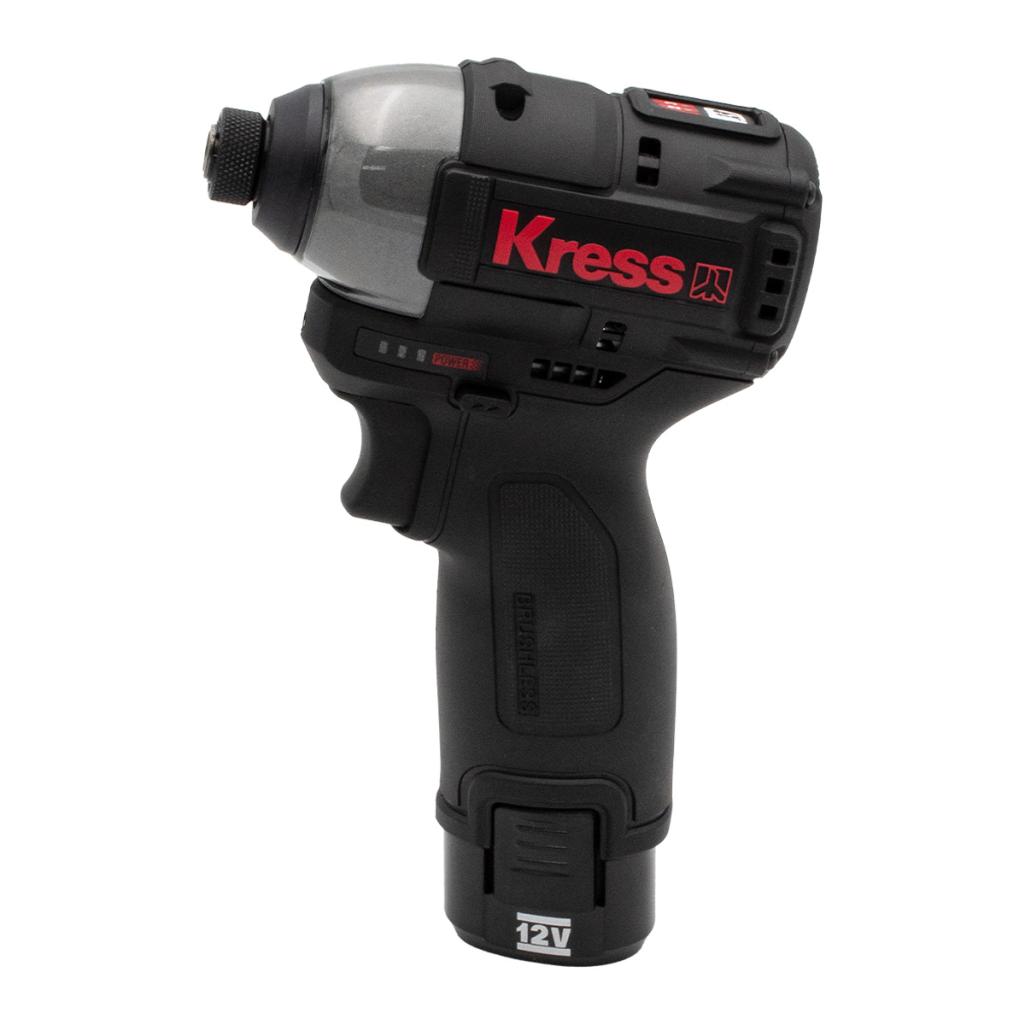 Kress KU203.4 ไขควงกระแทกไร้สาย 1/4" 12V แบตx1